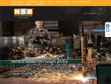 Tablet Screenshot of nssc.co.za